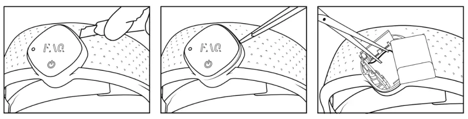 FOREO Smart Silicone LED Mask Power button - Battary