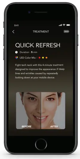 FOREO Smart Silicone LED Mask Power button - LED 2