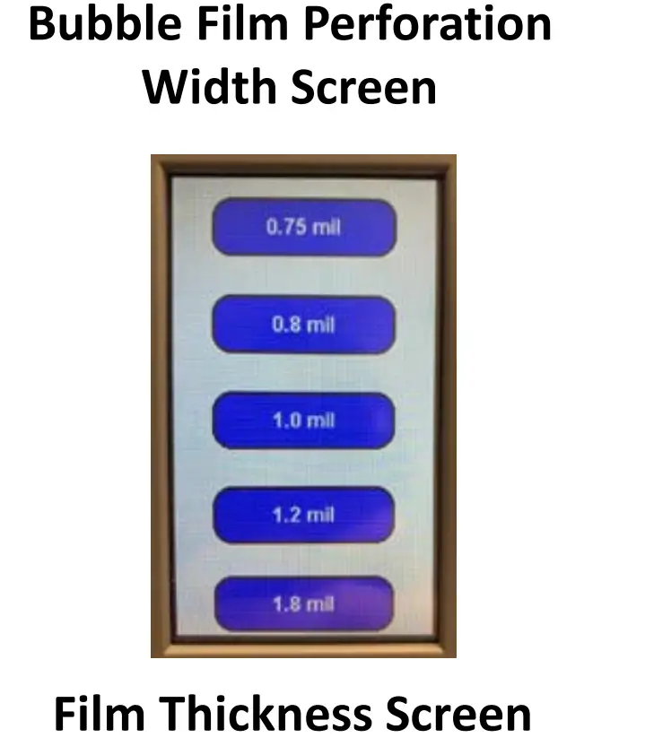 EZ Air Quick Start Supervisor Guide – Film Selection