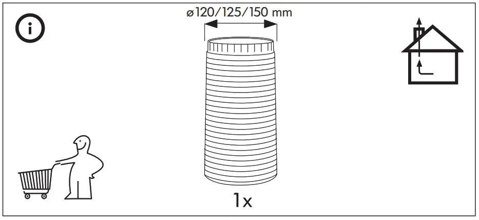 IKEA 603 831 47 KULINARISK Extractor Hood - Product Overview 6