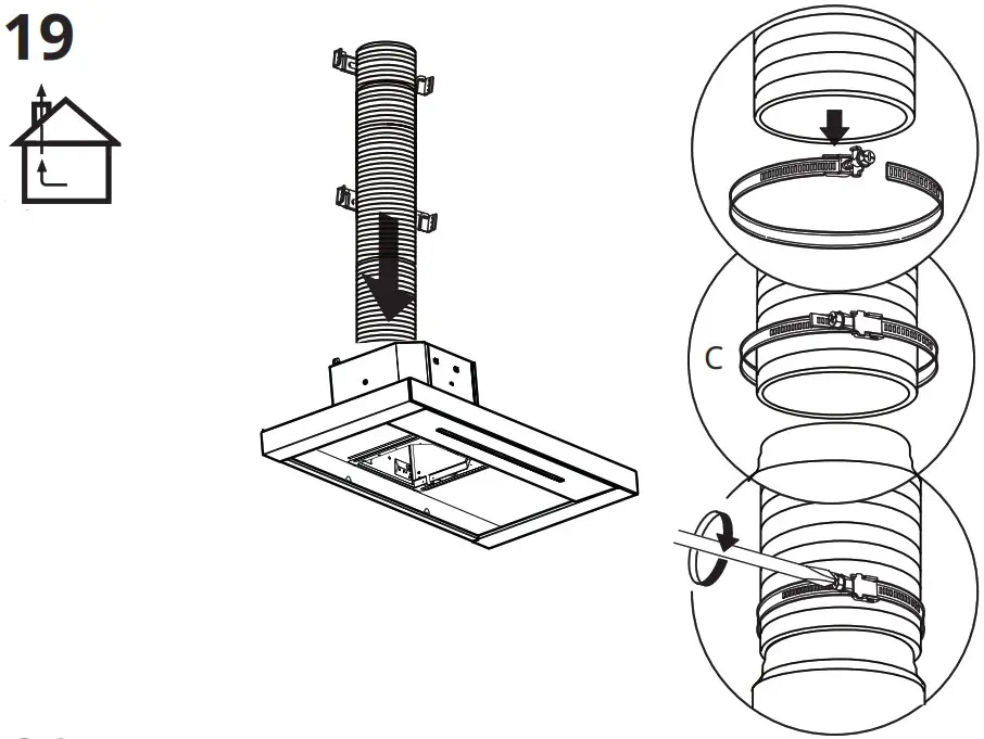 IKEA 603 831 47 KULINARISK Extractor Hood - Product Overview 60