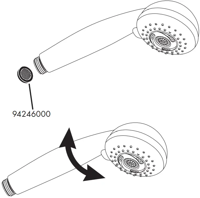 hansgrohe 28561000 Hand Showers - Figure