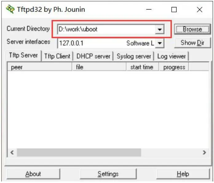 TFTP Server Configuration