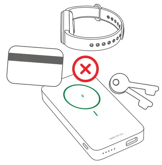 UGREEN PB206 10000mAh Magnetic Wireless Power Bank - magnetic