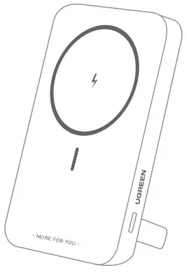 UGREEN PB206 10000mAh Magnetic Wireless Power Bank