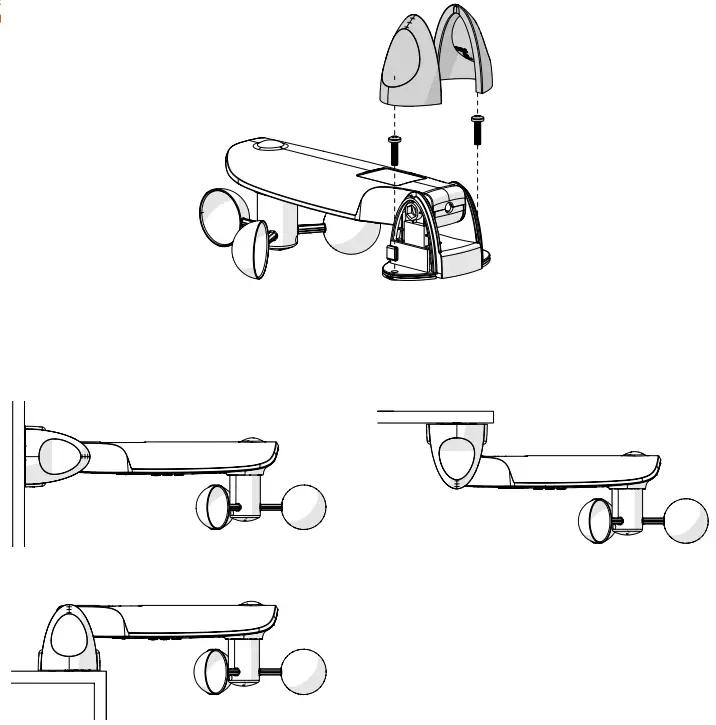 ROLLEASE ACMEDA AUTOMATE Solar Powered Wind and Light Sensor - Transmission
