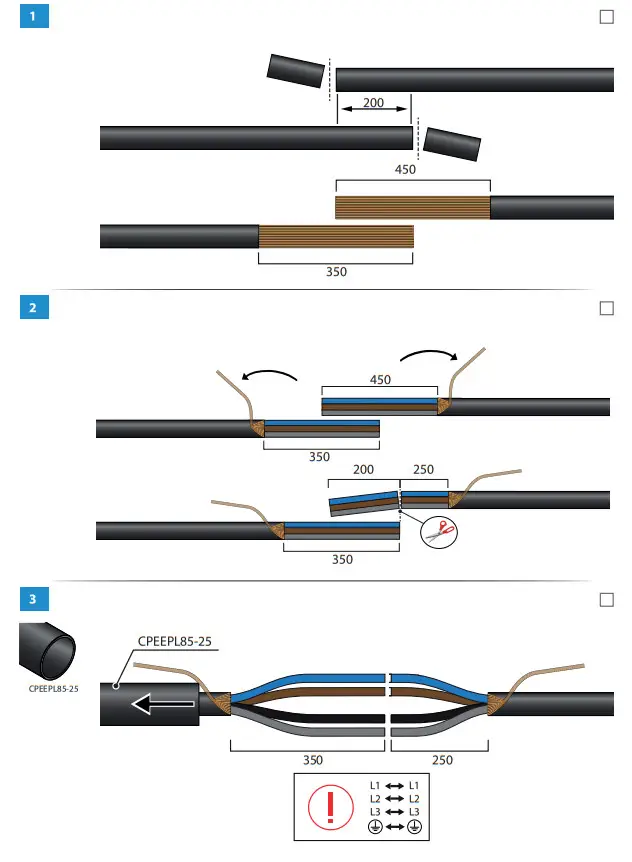 ENSTO SJKV2C Cable Joint Heat Shrink - Fig