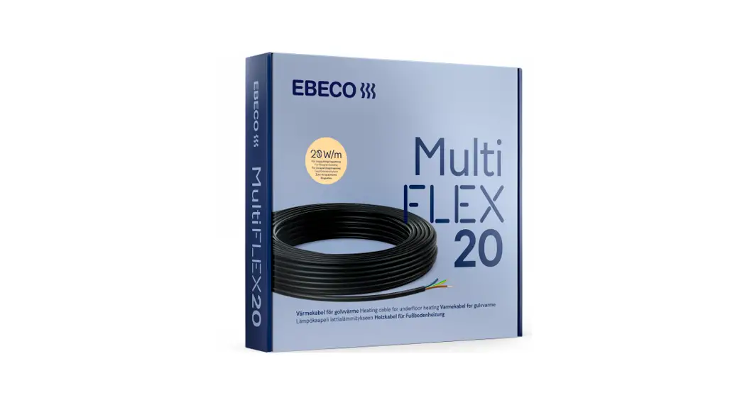 Ebeco Multiflex 20 Heating Cable Installation Guide