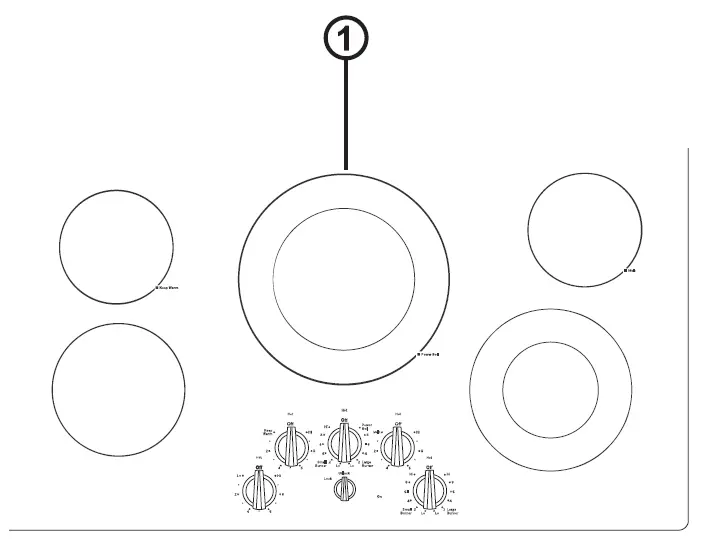GE-APPLIANCES-JP3030-30-Inch-Built-In-Knob-Control-Electric-Cooktop-fig7