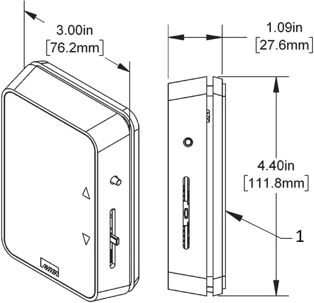 BAPI Stat Quantum Wireless Room Temperature Sensor - Specifications 1