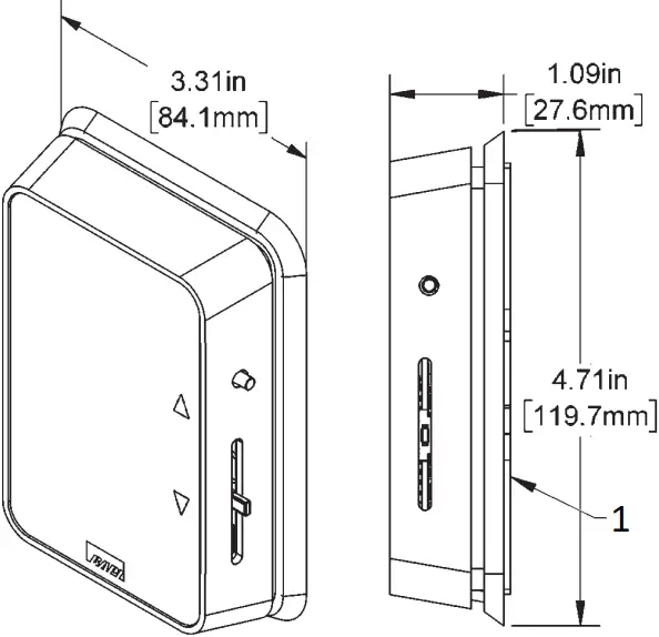 BAPI Stat Quantum Wireless Room Temperature Sensor - Specifications 2
