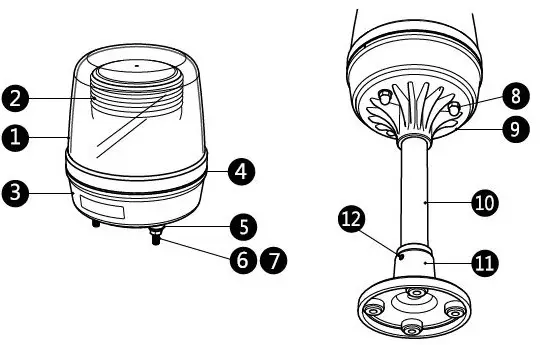 Autonics-MS135-Series-Large-LED-Warning-Light-3