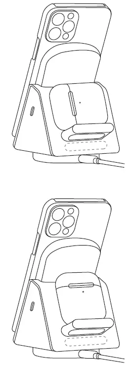 PITAKA MagEZ Slider 2 Compact Multi Device Wireless Charger-fig-9