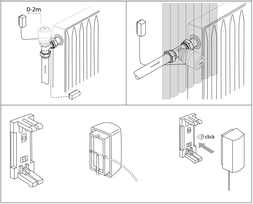 Danfoss React M30 x 1.5 Thermostatic Sensors - Installation 2