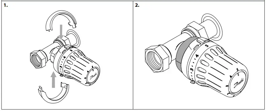 Danfoss React M30 x 1.5 Thermostatic Sensors - Installation 5