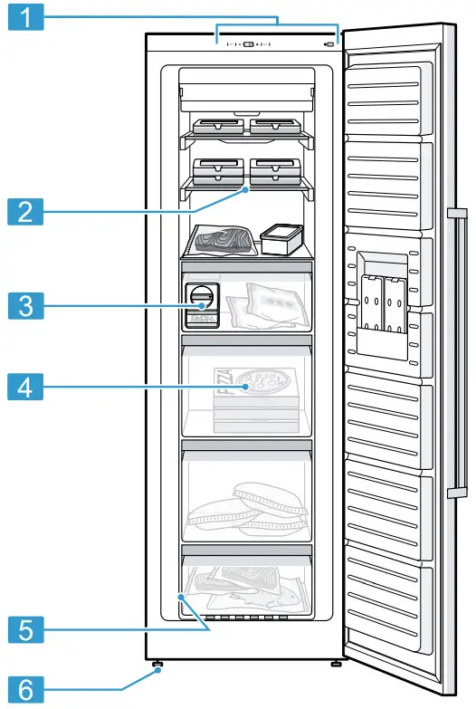 SIEMENS GSN iQ500 Upright Freezer - Appliance