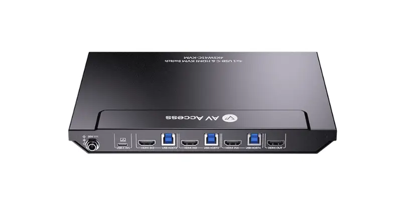 Av Access 4ksw41c-kvm 4x1 Usb-c And Hdmi Kvm Switch User Manual