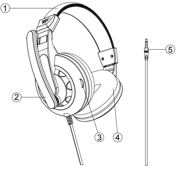 OASIS 222391 Wired Headphone Wireless Mouse - PRODUCT KEY