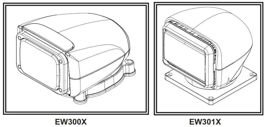 ECCO EW3010 Series Remote Spotlight LEDS - Permanent Mounting