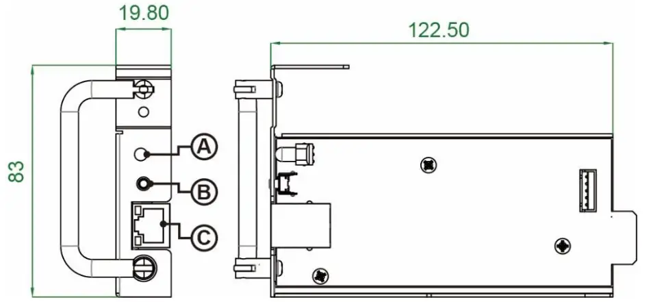 COTEK SN-1 Plus SNMP Module - Hardware