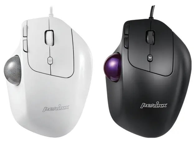 perixx PERIMICE 520 Wired Ergonomic Trackball Mouse