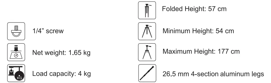 MOJOGEAR-MG-24-SAB264-3-in-1-Tripod-Monopod-and-Horizontal-Alarm-with-Premium-Phone-Holder-fig-3