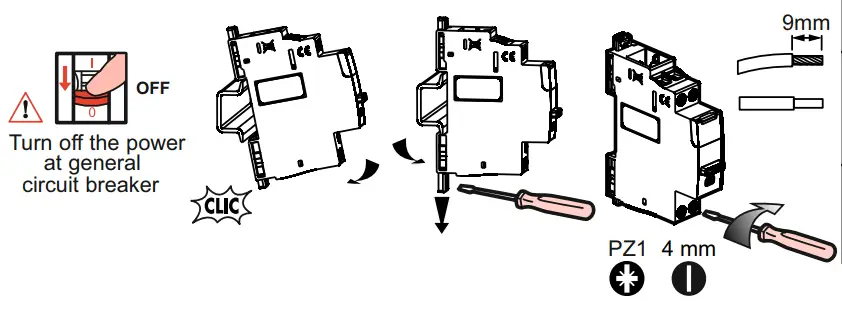 Preparation, connection