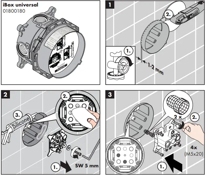 hansgrohe-Pulsify-260-2jet-24150000-Overhead-Showers-fig-1