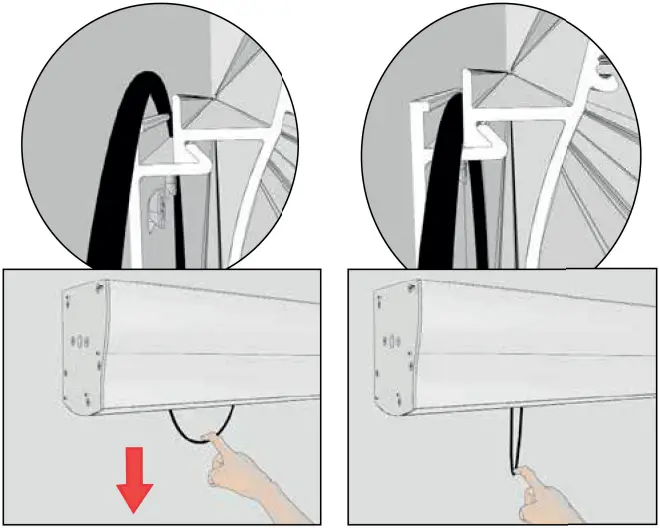 SCREENLINE WAVE TENSIONED Projection Screen A9
