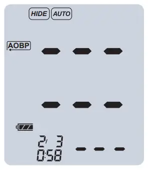 AND UM 212BLE UM Series Professional Blood Pressure Monitors - HIDE Function