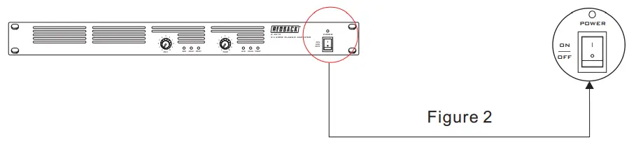 REDBACK A 4308 2x120W 2x240W Class-D Amplifier - operation is completed