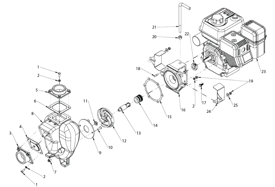 PENTAIR-1532C-Self-Priming-Cast-Iron-Centrifugal-Pumps-FIG-17