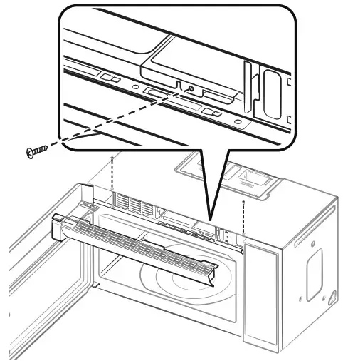 SAMSUNG ME21M706BA Microwave Oven - Cleaning and maintaining your microwave oven 2