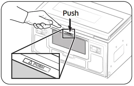 SAMSUNG ME21M706BA Microwave Oven - Cleaning and maintaining your microwave oven 3