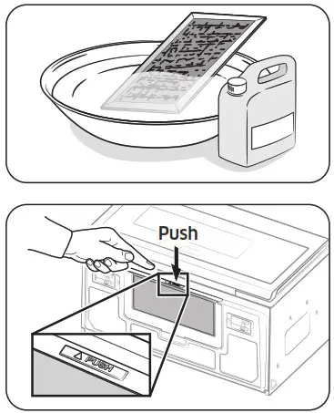 SAMSUNG ME21M706BA Microwave Oven - Cleaning and maintaining your microwave oven 6