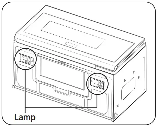 SAMSUNG ME21M706BA Microwave Oven - Cleaning and maintaining your microwave oven