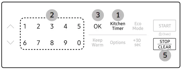 SAMSUNG ME21M706BA Microwave Oven - Using your microwave oven 1