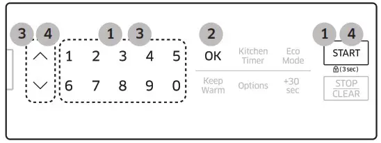 SAMSUNG ME21M706BA Microwave Oven - Using your microwave oven 12