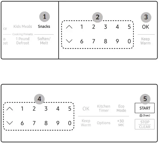 SAMSUNG ME21M706BA Microwave Oven - Using your microwave oven 16