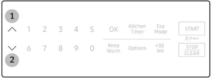 SAMSUNG ME21M706BA Microwave Oven - Using your microwave oven 3