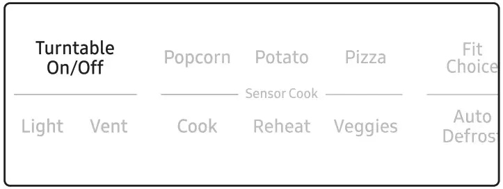 SAMSUNG ME21M706BA Microwave Oven - Using your microwave oven 5