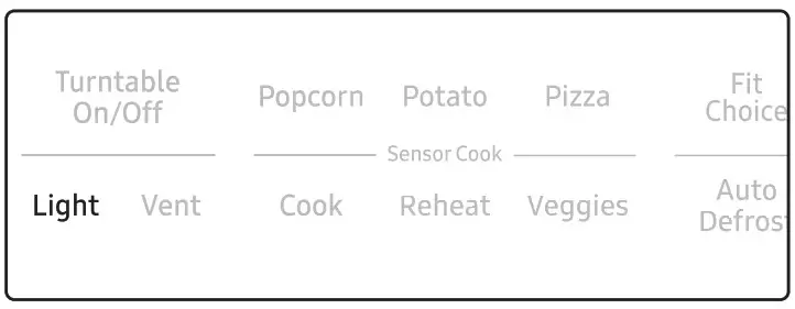 SAMSUNG ME21M706BA Microwave Oven - Using your microwave oven 6