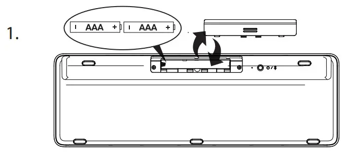 V SEVEN CKW150BTUS Keyboard and Mouse Combo - Fig1