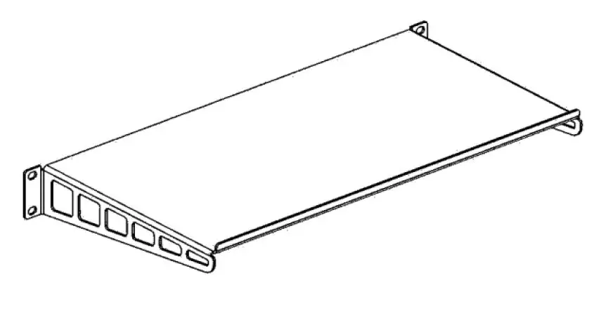 KENDALL-HOWARD-1910-1-001-01 Stationary-Keyboard-Tray-FIG- (1)