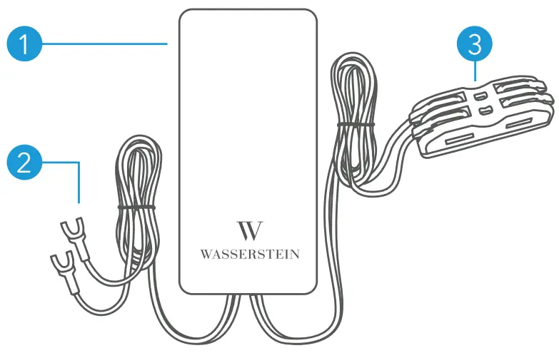 WASSERSTEIN Wireless Doorbell Chime - Wired transmitter
