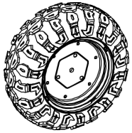 RULL A032 Advanced 24V Children's Electronic Toy Car - wheel