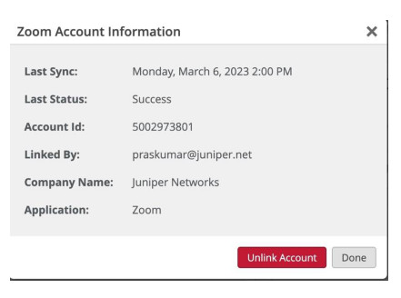 Mist Zoom Integration Application - fig 8