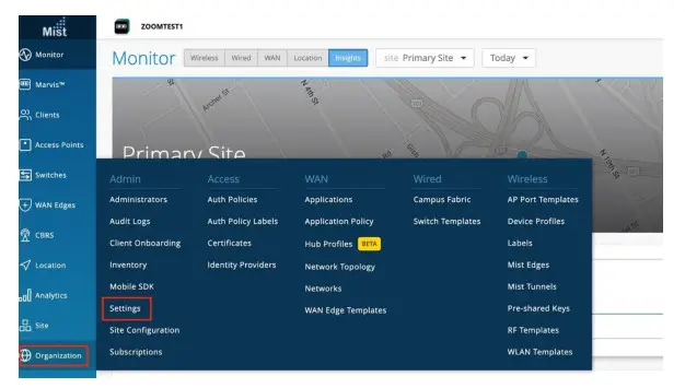 Mist Zoom Integration Application