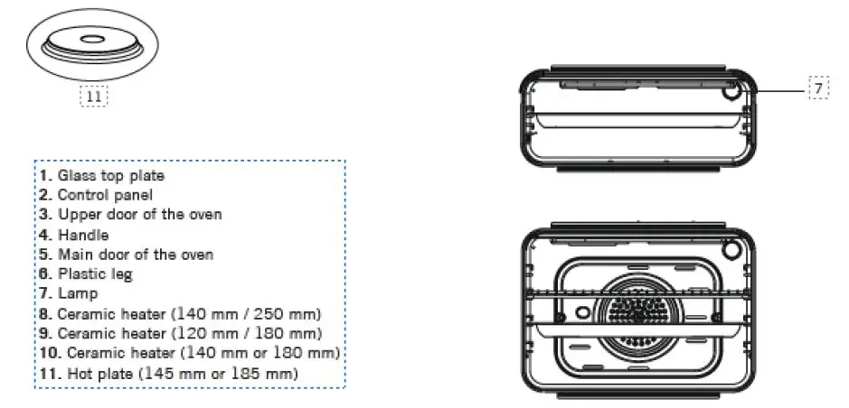 COOKOLOGY CDO600WH-BK 60cm Electric Double Oven-fig-2