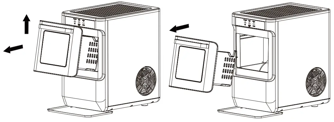 INSIGNIA NS IMN44BS4 Portable Nugget Ice Maker - Removing ice 2